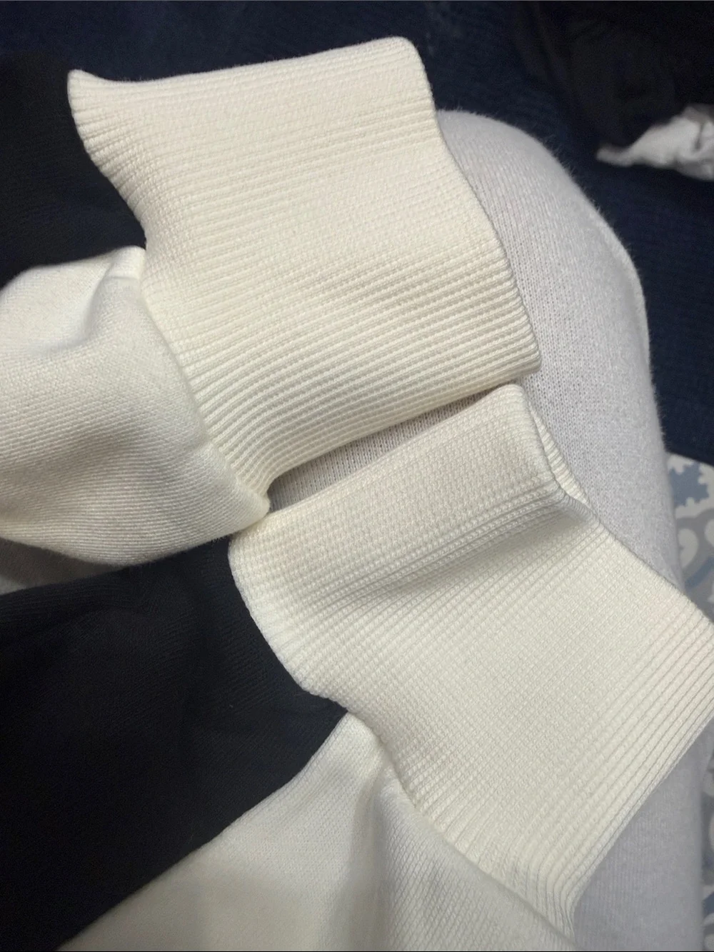 Kith Cream Kids Sweatshirt & Sweatpants with Red and Blue Logo